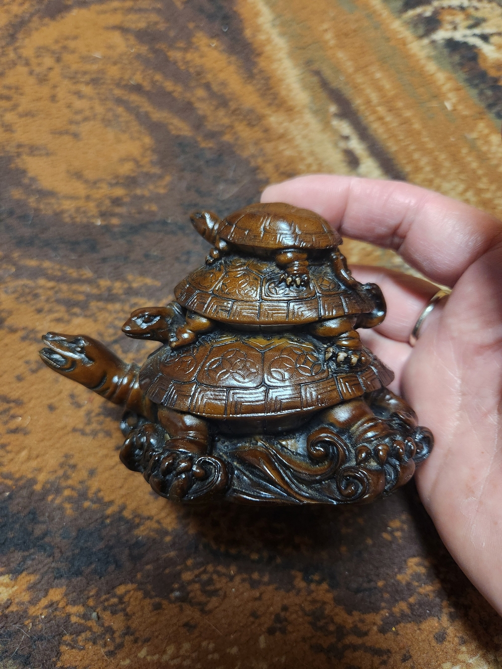 Turtles Okimono
